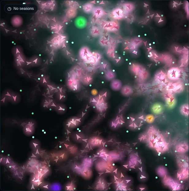 Drifting fertile biomes